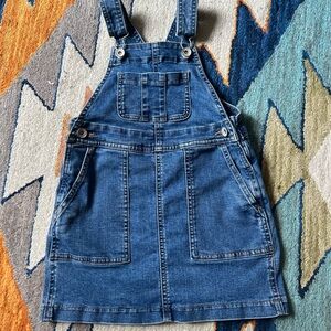 Uniqlo denim overall dress